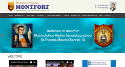 Desktop Screenshot of montfortchennai.org